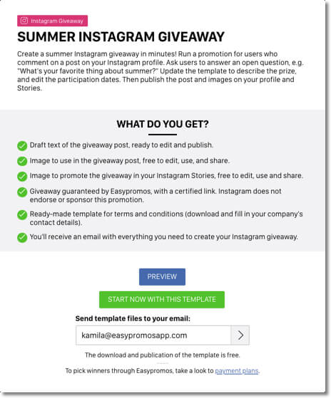 How To Use Instagram Giveaway Templates To Launch Your Promotions