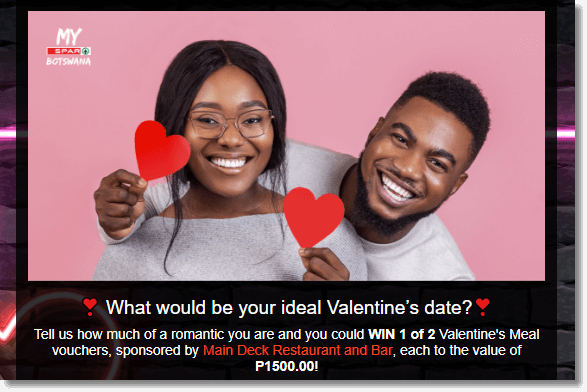 Valentine's Day personality quiz for data collection