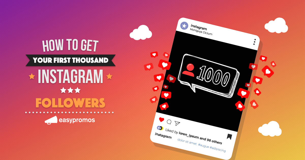 How to get a thousand followers in instagram