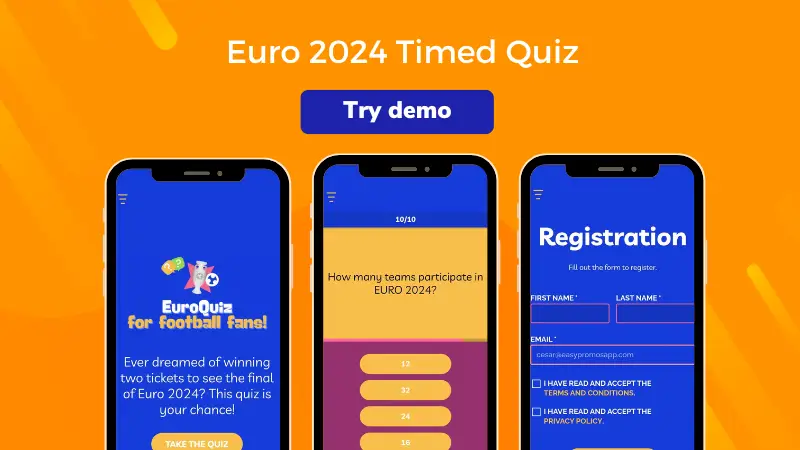 Euro 2024 Timed Quiz DEMO
