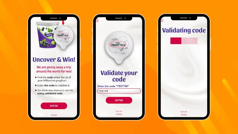 Purchase to Win promotion with single-code validation